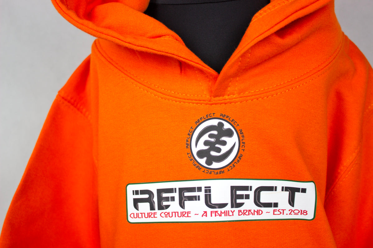 REFLECT Hoodie Boys [ORANGE] – Reflect Couture