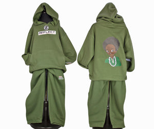 REFLECT Jogsuit Boys KHAKI [LIMITED EDITION]