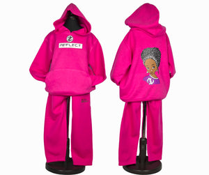 REFLECT Jogsuit Girls CERISE [LIMITED EDITION]