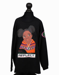 REFLECT Long-Sleeve T-Shirt Girls 2 [BLACK]