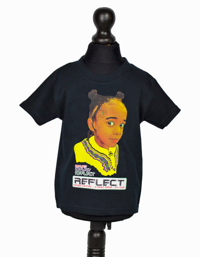 REFLECT Short-Sleeve T-Shirt Girls BLACK (LIMITED EDITION - NiNi)