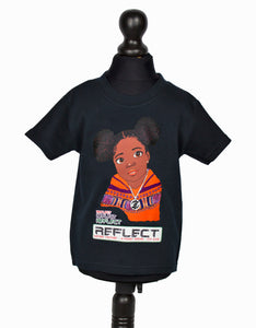 REFLECT Short Sleeve T-shirt Generation 2 Girls [BLACK]