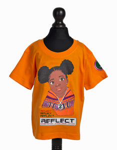 REFLECT Short Sleeve T-shirt Generation 2 Girls [ORANGE]