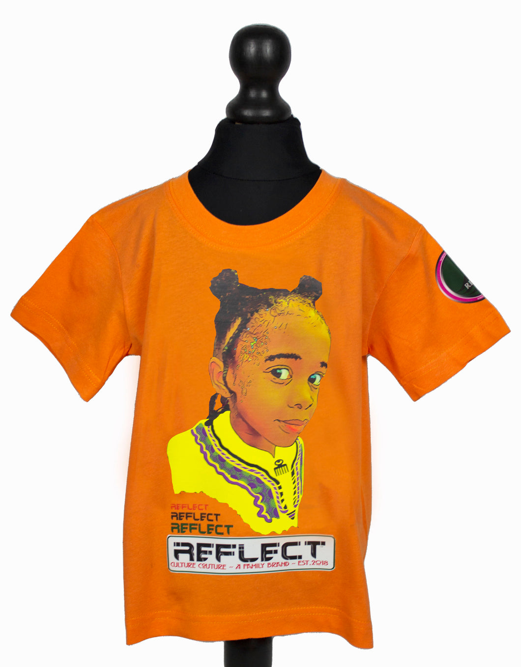 REFLECT Short-Sleeve T-Shirt Girls ORANGE (LIMITED EDITION - NiNi)