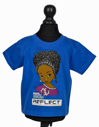 REFLECT Short-Sleeve T-Shirt  Girls [BLUE]