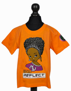 REFLECT Short-Sleeve T-Shirt Girls [ORANGE]