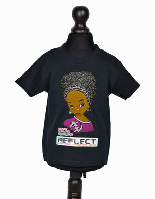 REFLECT Short-Sleeve T-Shirt Girls [BLACK]
