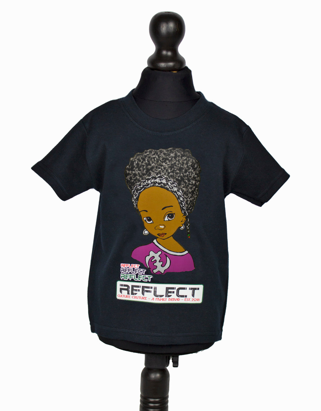 REFLECT Short-Sleeve T-Shirt Girls [BLACK]