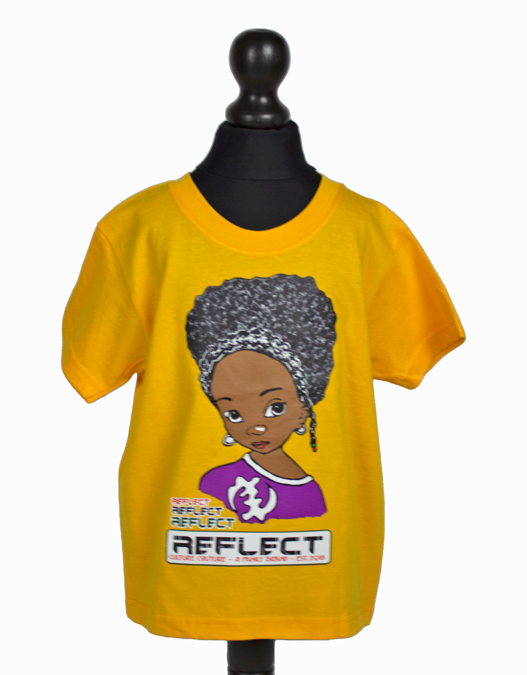REFLECT Short-Sleeve T-Shirt Girls [GOLD]
