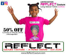 Load image into Gallery viewer, REFLECT Long Sleeve T-Shirt Girls CERISE (50% off at checkout)