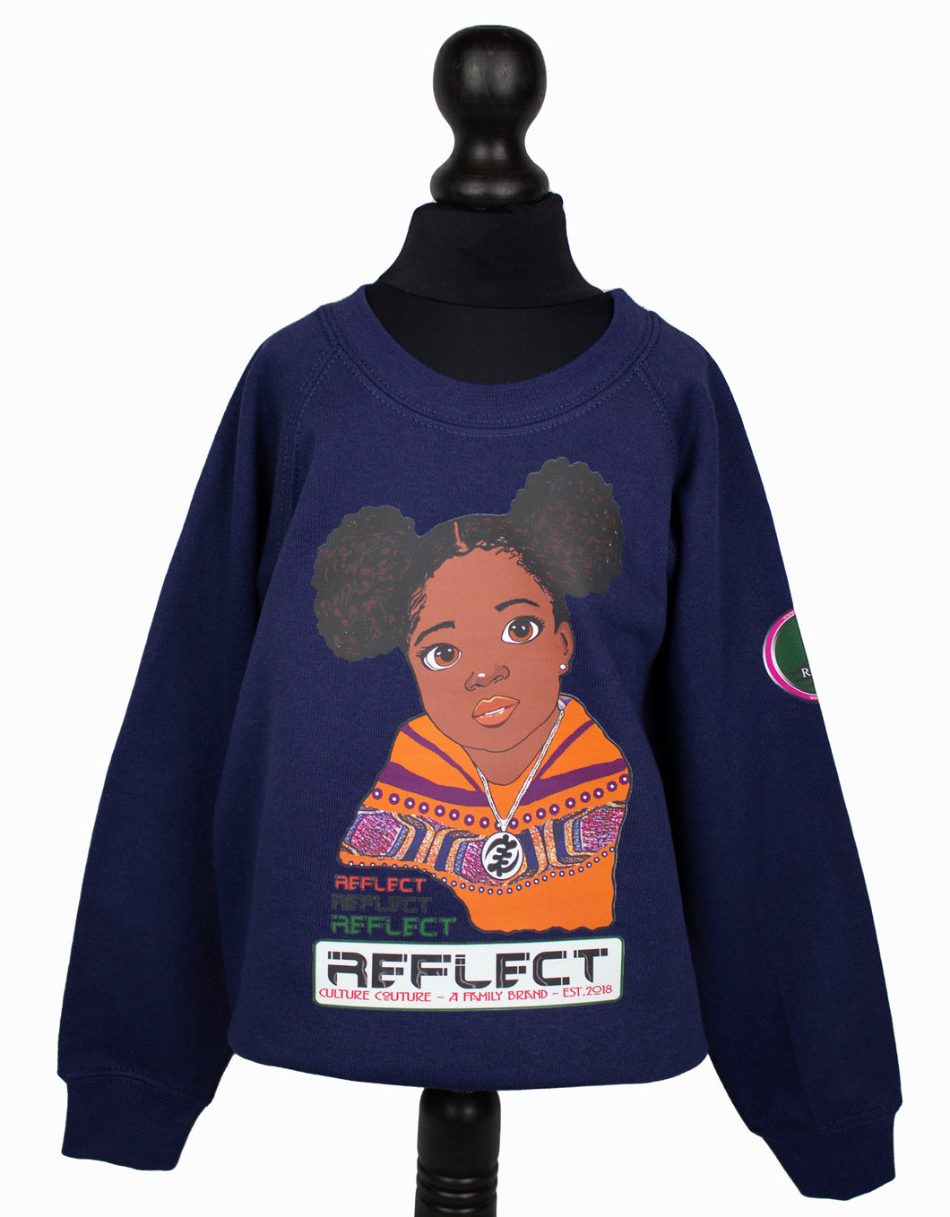 REFLECT Sweatshirts Girls 2 (NAVY)
