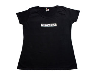 REFLECT Women's Fitted T-Shirt [BLACK]