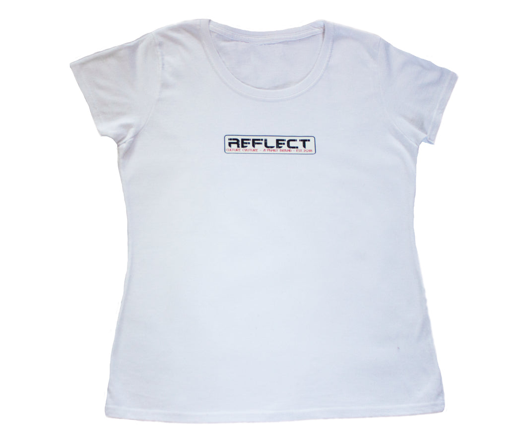REFLECT Women's Fitted T-Shirt [WHITE]