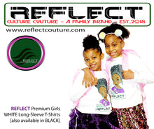 Load image into Gallery viewer, REFLECT Premium Girls WHITE Long-Sleeve T-Shirt